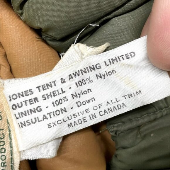 Vintage Pioneer Brand Sportswear Green Quilted Down Filled Snow Pants S - Picture 4 of 16